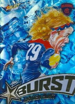 2022 Select AFL Footy Stars - Starburst Caricature - Ice #SBi41 Jayden Hunt Front